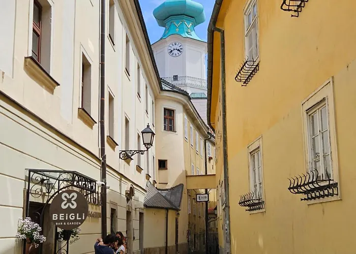 Apartamento New Design & High Standard From 16th Century In Old Town-free Parking Bratislava